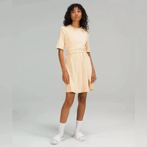 LULULEMON - NWT Cotton Wrap Front TShirt  Dress